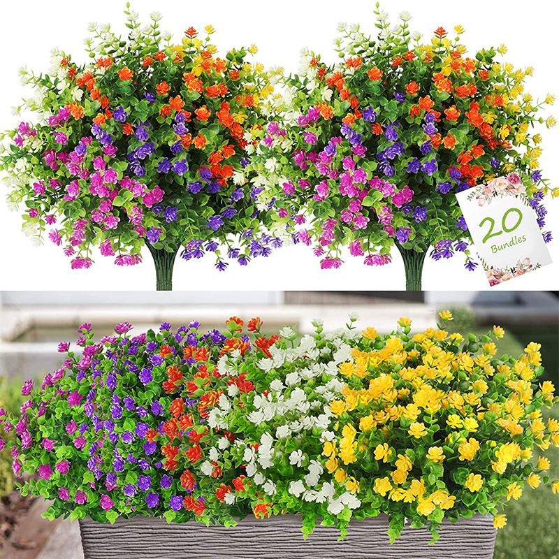 Flower Girl Basket - 3/6 шт. искусственное растение цветок эвкалипт