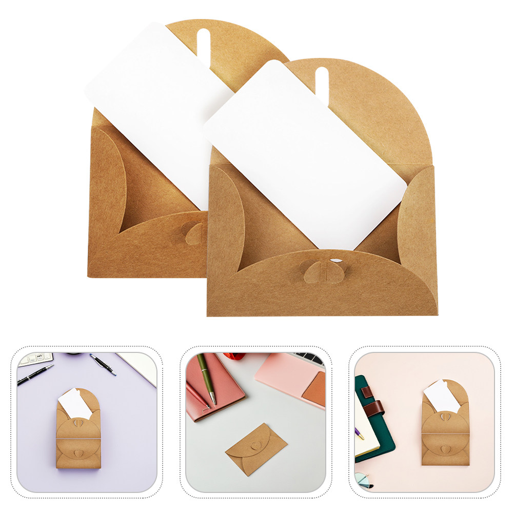 Wedding Envelopes - 30 комплектов мини-конвертов из крафт-бумаги с