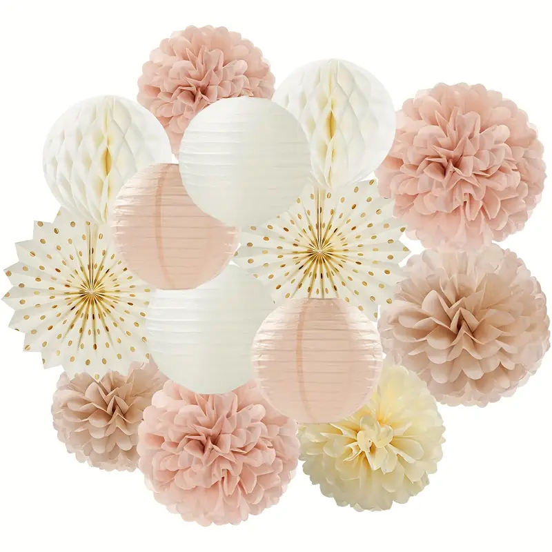 Wedding Ceremony Supply - Набор из 11 штук: бумажные цветы