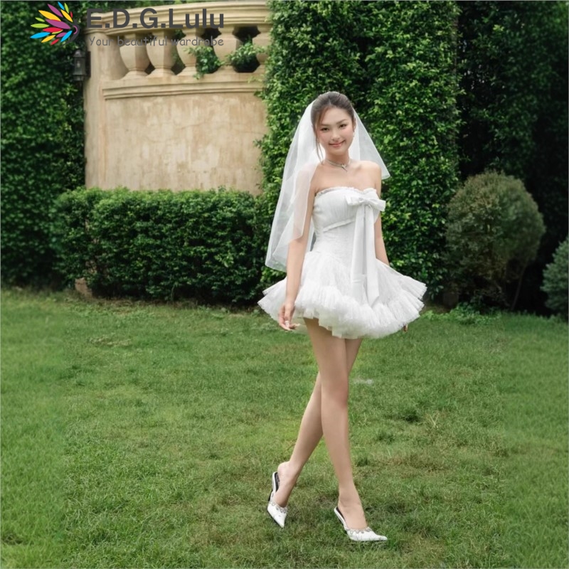 Wedding Lulu - EDGLuLu элегантное вечернее платье без бретелек