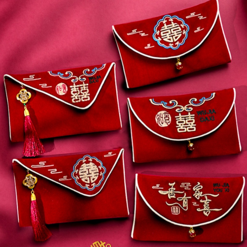 1 шт. Новогодний красный конве – обзор и цена Wedding Envelopes