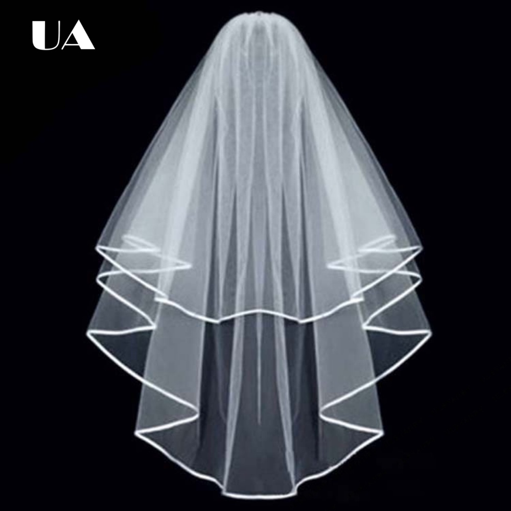 Простая белая свадебная фата,  – обзор и цена Bridal Sash Ribbon
