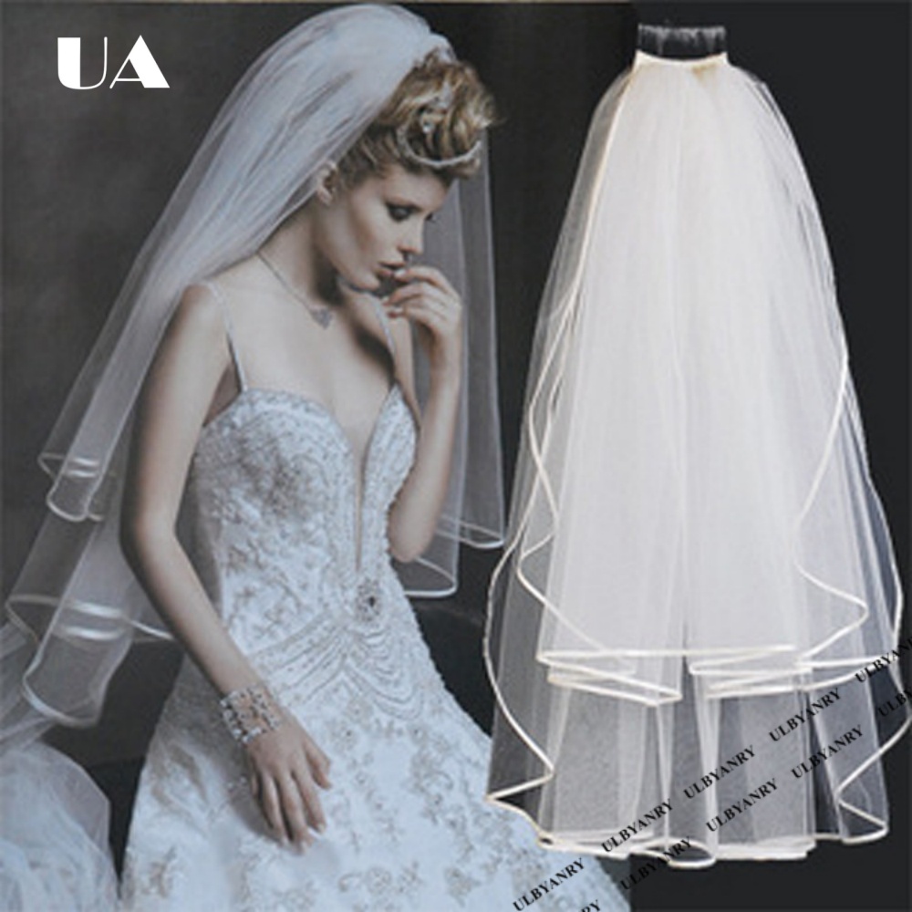 Простая белая свадебная фата,  – обзор и цена Bridal Sash Ribbon