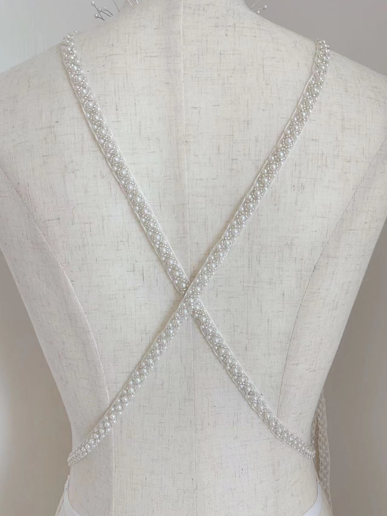 Высочайшее качество, белый жем – обзор и цена Bridal Sash Ribbon