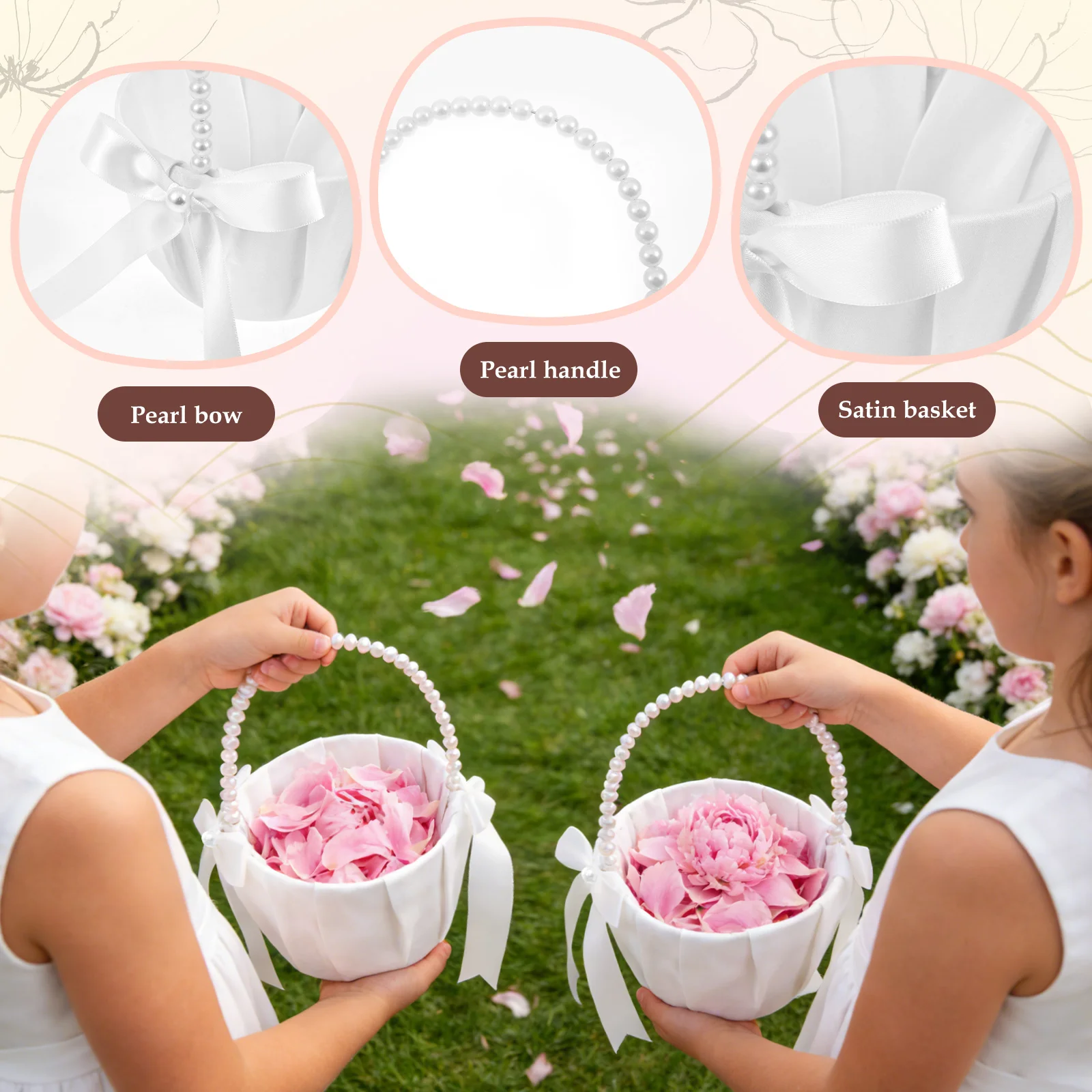 2 шт. свадебные корзинки для ц – обзор и цена Wedding Ceremony Supply