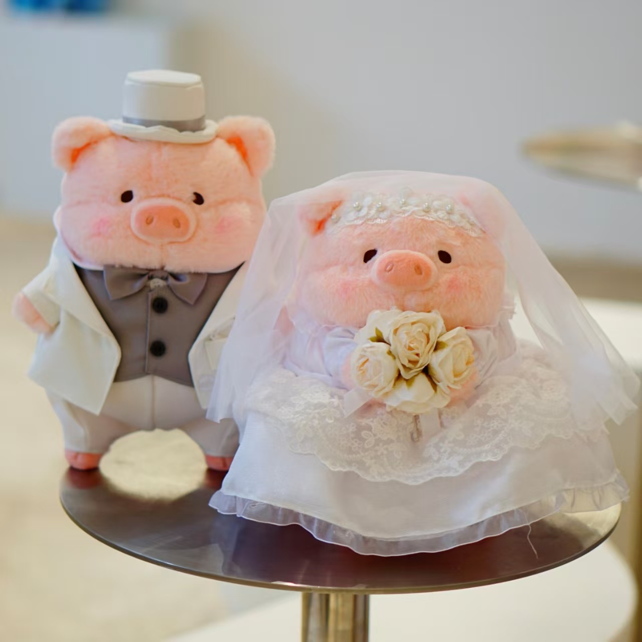 Мягкие плюшевые куклы Lulu Pig – обзор и цена Wedding Lulu