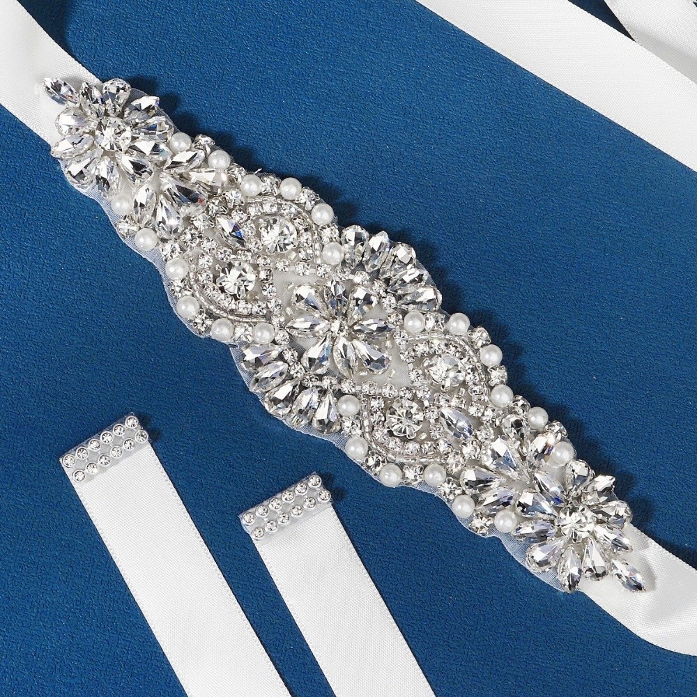 Длинный свадебный пояс-лента в – обзор и цена Bridal Sash Ribbon
