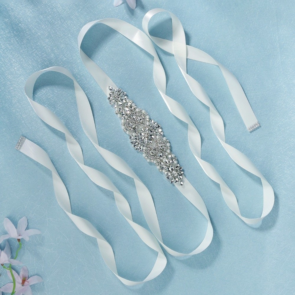 Модный свадебный пояс-лента в  – обзор и цена Bridal Sash Ribbon
